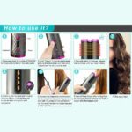 Hair Curler LCD Cordless Auto Rotating Waver Curling Iron Ceramic Wireless USA - Image 13