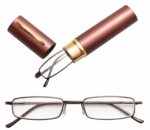 Classic HD Spring Compact Reading Glasses Readers Travel Slim Design with Case - Image 25