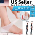 Concealed Footbed Enhancers Invisible Height Increase Silicone Insoles Pads USA - Image 14