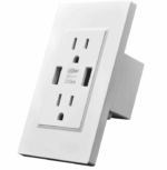 Dual USB Wall Outlet Port 15A Power Socket Charger AC Receptacle Plate Panel 110 - Image 6