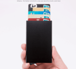 Mens RFID Blocking Slim Money Clip Carbon Fiber Wallet ID Credit Card Holder New - Image 10