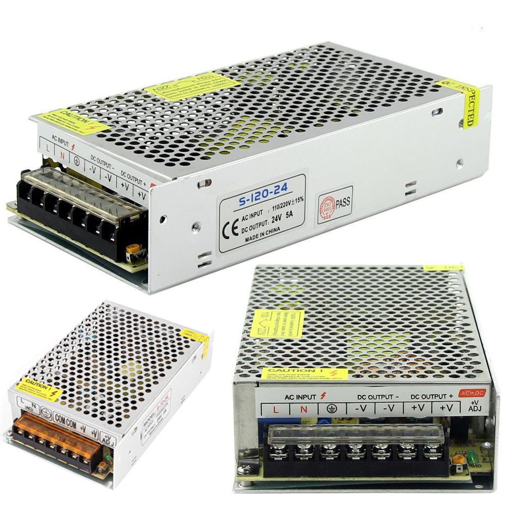 d010277rff6.jpg Switch Power Supply Transformer AC 110V To DC 5V 12V 24V Adapter For LED Strip - Image 1