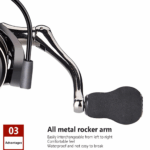 12BB Metal Spinning Fishing Reel 5.2:1 Freshwater Saltwater Left Right Hand Reel - Image 17