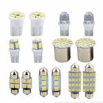 28pcs Car Interior White Combo LED Map Dome Door Trunk License Plate Light Bulbs - Image 14