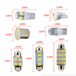 28pcs Car Interior White Combo LED Map Dome Door Trunk License Plate Light Bulbs - Image 15