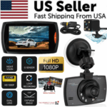 2.7'' Full HD 1080P Dash Cam Car DVR Front & Rear Camera Night Vision G-Sensor