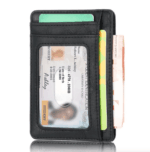 Mens Leather Slim Wallet Credit Card Holder RFID Blocking Pocket ID Money PU USA - Image 11