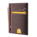 Mens Leather Slim Wallet Credit Card Holder RFID Blocking Pocket ID Money PU USA - Image 22