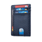 Mens Leather Slim Wallet Credit Card Holder RFID Blocking Pocket ID Money PU USA - Image 23