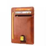Mens Leather Slim Wallet Credit Card Holder RFID Blocking Pocket ID Money PU USA - Image 26