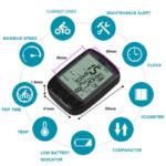 Bike Bicycle Speedometer Cycle Digital Odometer Computer Waterproof LCD Wireless - Image 13