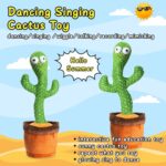 Dancing Cactus Plush Toy Doll Electronic Recording Shake With Song Funny Gift US - Image 7