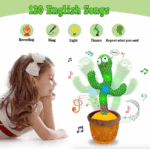 Dancing Cactus Plush Toy Doll Electronic Recording Shake With Song Funny Gift US - Image 6