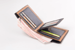 Men's Bifold Leather Credit ID Card Holder Wallet Billfold Purse Clutch Billfold - Image 11