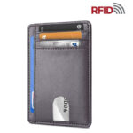 Mens Leather Slim Wallet Credit Card Holder RFID Blocking Pocket ID Money PU USA - Image 5
