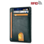 Mens Leather Slim Wallet Credit Card Holder RFID Blocking Pocket ID Money PU USA - Image 4