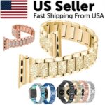 Crystal Bling Band Case iWatch Strap For Apple Watch Ultra Series 8 7 SE 6 5 4 3 - Image 28