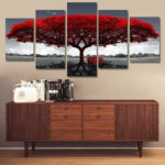 5Pcs Canvas Print Paintings Landscape Pictures Wall Art Modern Living Room Decor - Image 10