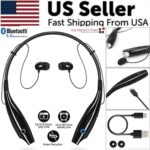 Bluetooth Neckband Wireless Headphones Mic Headset Stereo Earbuds Earphone - Image 15