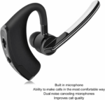 Bluetooth Earpiece Wireless Headset Noise Cancelling Headphones Driver Trucker - Image 11