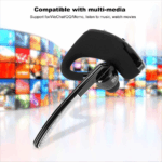 Bluetooth Earpiece Wireless Headset Noise Cancelling Headphones Driver Trucker - Image 19