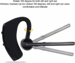 Bluetooth Earpiece Wireless Headset Noise Cancelling Headphones Driver Trucker - Image 6