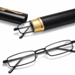 Classic HD Spring Compact Reading Glasses Readers Travel Slim Design with Case