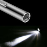 5" LED USB Rechargeable Mini Tactical Flashlight Stainless Steel Torch Pen Light - Image 5