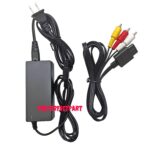 AC Adapter Power Supply & Audio Video A/V Cable for Nintendo GameCube Bundle USA - Image 4