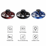 Flying Fidget Spinner Drone Ball UFO Stress Focus Hand Fun Toy LED Kids & Adults - Image 10