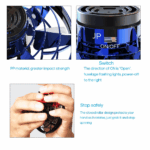 Flying Fidget Spinner Drone Ball UFO Stress Focus Hand Fun Toy LED Kids & Adults - Image 11