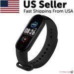 M4 Smart Watch Band Blood Pressure Bracelet Wristband Fitness Tracker Heart Rate - Image 3