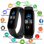 M4 Smart Watch Band Blood Pressure Bracelet Wristband Fitness Tracker Heart Rate - Image 5