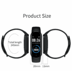 M4 Smart Watch Band Blood Pressure Bracelet Wristband Fitness Tracker Heart Rate - Image 10