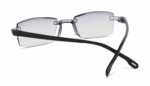 4 PK Mens Rectangular Rimless Blue Light Blocking Reading Glasses Unisex Readers - Image 13