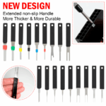 18Pcs Heavy Duty Thick Car Terminal Removal Kit Wire Connector Pin Release Tool - Image 11