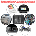 18Pcs Heavy Duty Thick Car Terminal Removal Kit Wire Connector Pin Release Tool - Image 9