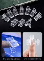10 PCS Nail Tips Clip Quick Building Poly Builder Gel DIY Extension Clamp Clips - Image 11