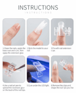 10 PCS Nail Tips Clip Quick Building Poly Builder Gel DIY Extension Clamp Clips - Image 5