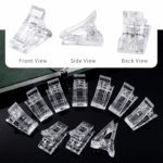 10 PCS Nail Tips Clip Quick Building Poly Builder Gel DIY Extension Clamp Clips - Image 7