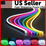 1M 2M 3M 5M 12V Flexible Sign Neon Lights Silicone Tube LED Strip Waterproof USA - Image 6
