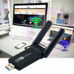 1200Mbps Long Range AC1200 Dual Band 5GHz Wireless USB 3.0 WiFi Adapter Antennas - Image 6