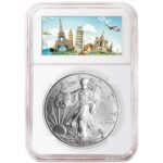 10pcs Coin Display Slabs 38mm Graded Storage for MORGAN/PEACE/IKE SILVER DOLLAR - Image 6