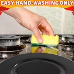 4Pcs Portable Gas Stove Burner Replacement Surface Burner Head Replacement Stove Range Gas Stove Burners Caps Black Stove Top Burner Replacement Range Burners Tops Burner Covers for Gas Stove - Image 9