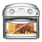 Stainless Steel 12-Liter Air Fryer, Dual Knob Control, 450°F Temperature Range, 60-Min Timer, Presets for French Fries, Pizza, Chicken, Fish, and Toast, Family-Sized Capacity Oven - Image 11
