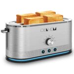4-Slice Toaster, 7 Browning Settings, Defrost/Reheat Functions, Removable Crumb Tray, Full body Stainless Steel Housing, Anti-Fingerprint, Anti-Jam, 1350W, Silver - Image 12