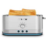 4-Slice Toaster, 7 Browning Settings, Defrost/Reheat Functions, Removable Crumb Tray, Full body Stainless Steel Housing, Anti-Fingerprint, Anti-Jam, 1350W, Silver - Image 13