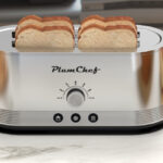 4-Slice Toaster, 7 Browning Settings, Defrost/Reheat Functions, Removable Crumb Tray, Full body Stainless Steel Housing, Anti-Fingerprint, Anti-Jam, 1350W, Silver