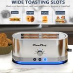 4-Slice Toaster, 7 Browning Settings, Defrost/Reheat Functions, Removable Crumb Tray, Full body Stainless Steel Housing, Anti-Fingerprint, Anti-Jam, 1350W, Silver - Image 5