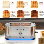 4-Slice Toaster, 7 Browning Settings, Defrost/Reheat Functions, Removable Crumb Tray, Full body Stainless Steel Housing, Anti-Fingerprint, Anti-Jam, 1350W, Silver - Image 7